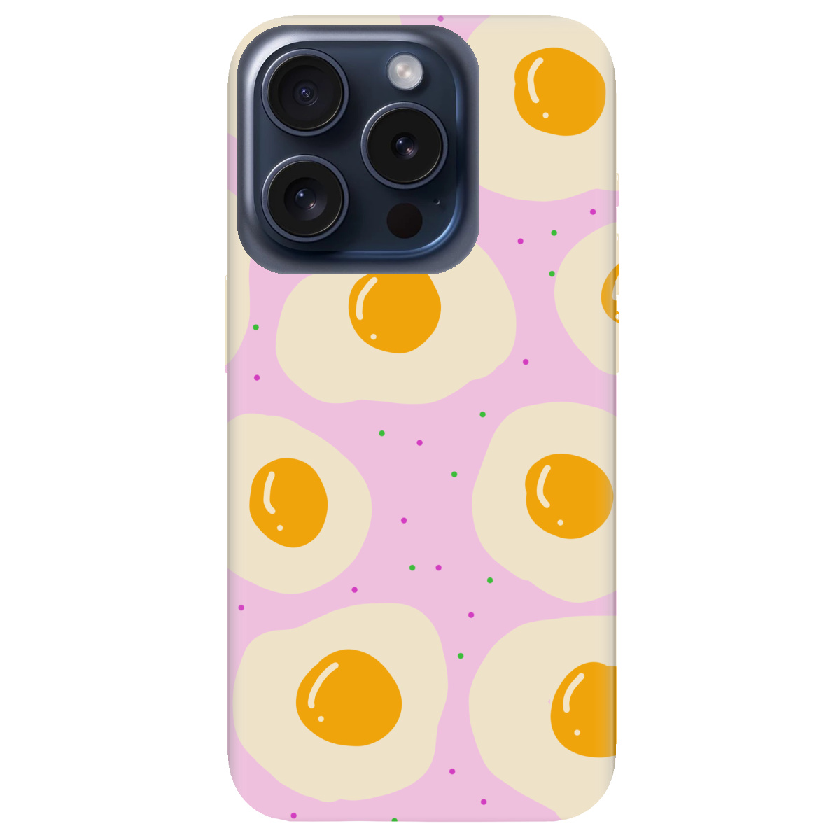Чехол для Apple iPhone 15 Pro Весела яєчня - фото 1 - Чехлы для телефонов
