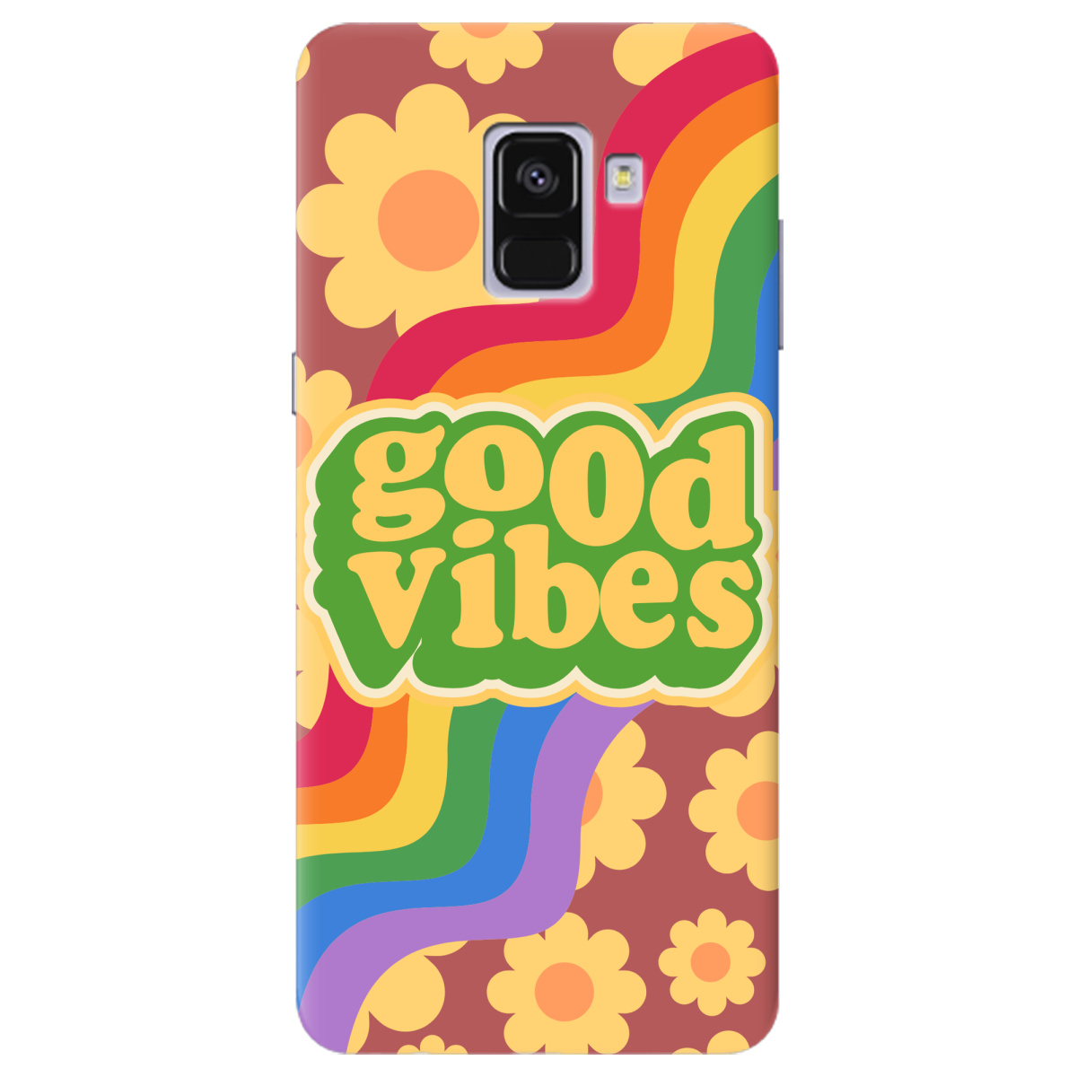 Чехол для Samsung Galaxy A8 2018 Good vibes - фото 1 - Чехлы для телефонов