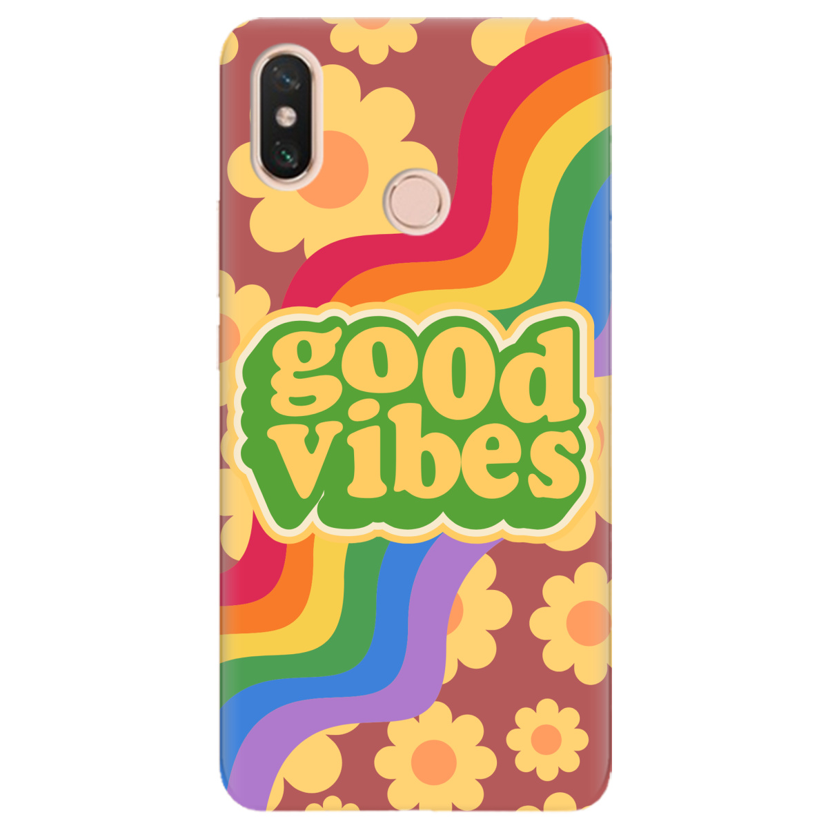 Чохол для Xiaomi Mi Max 3 Good vibes - фото 1 Чохол для Xiaomi Mi Max 3 Good vibes - фото 1 - Чохли для телефонів