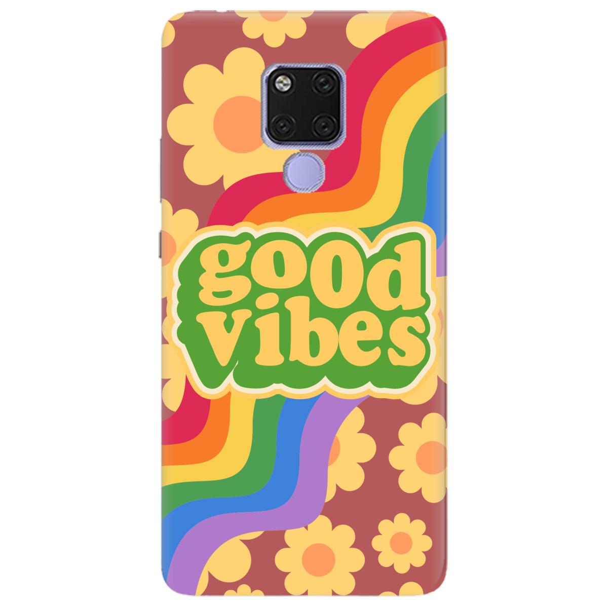 Чохол для Huawei Mate 20 Good vibes - фото 1 Чохол для Huawei Mate 20 Good vibes - фото 1 - Чохли для телефонів