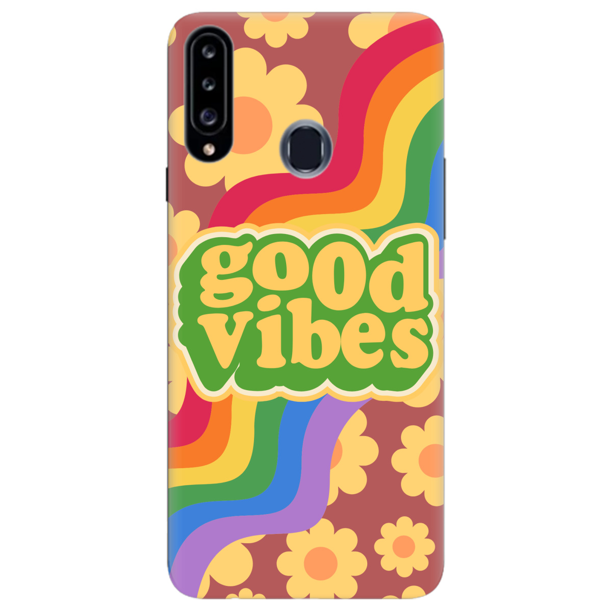 Чехол для Samsung Galaxy A20s Good vibes - фото 1 Чехол для Samsung Galaxy A20s Good vibes - фото 1 - Чехлы для телефонов