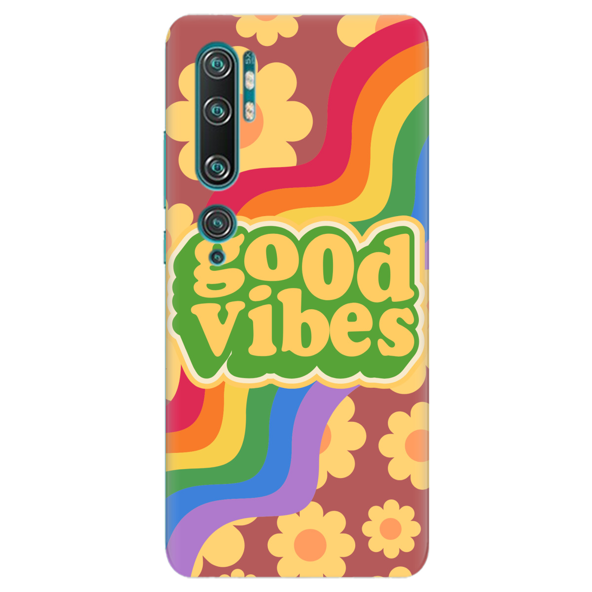 Чехол для Xiaomi Mi Note 10 Good vibes - фото 1 Чехол для Xiaomi Mi Note 10 Good vibes - фото 1 - Чехлы для телефонов