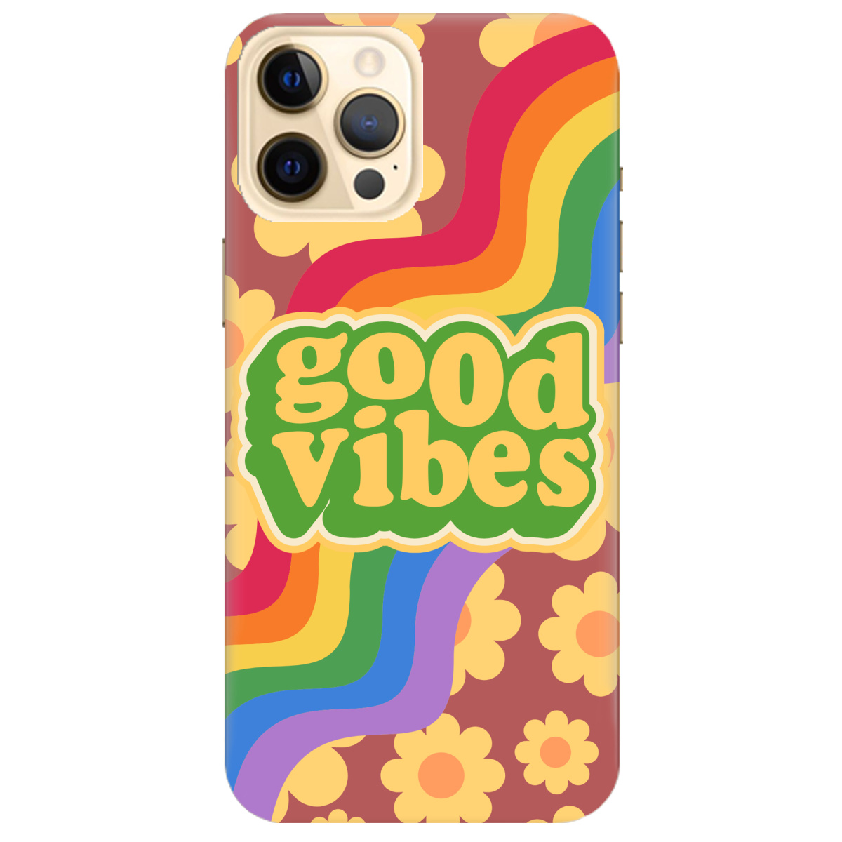 Чохол для Apple iPhone 12 Pro Good vibes - фото 1 Чохол для Apple iPhone 12 Pro Good vibes - фото 1 - Чохли для телефонів