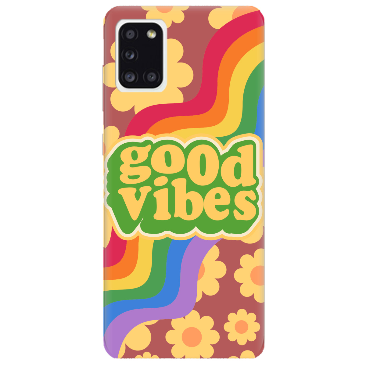 Чохол для Samsung Galaxy A31 Good vibes - фото 1 Чохол для Samsung Galaxy A31 Good vibes - фото 1 - Чохли для телефонів