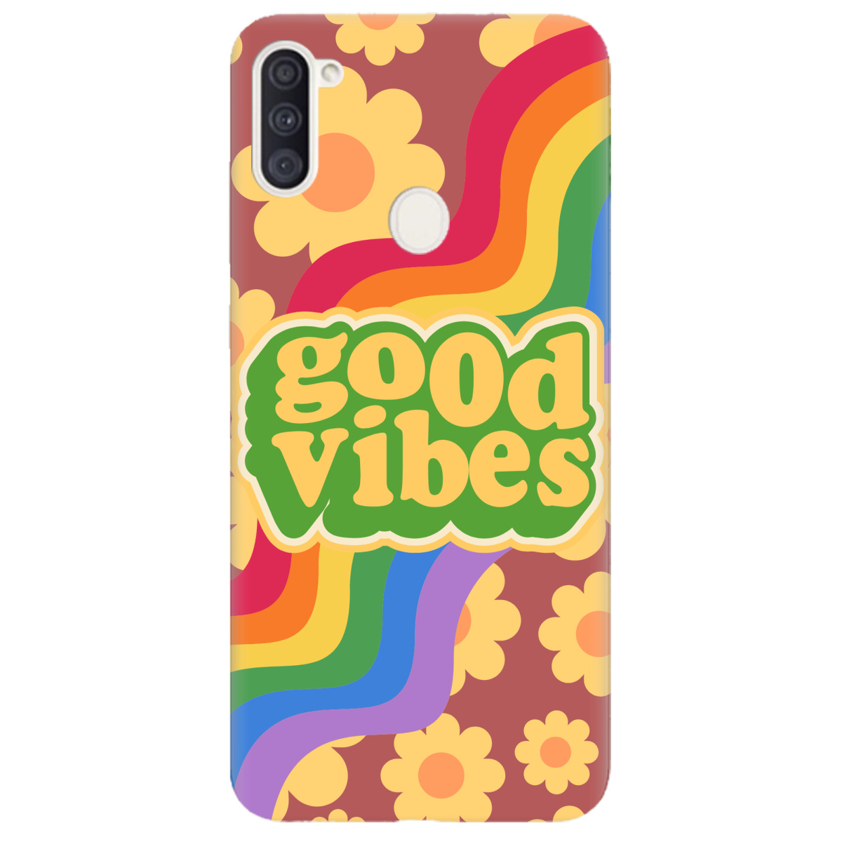 Чохол для Samsung Galaxy A11 Good vibes - фото 1 Чохол для Samsung Galaxy A11 Good vibes - фото 1 - Чохли для телефонів