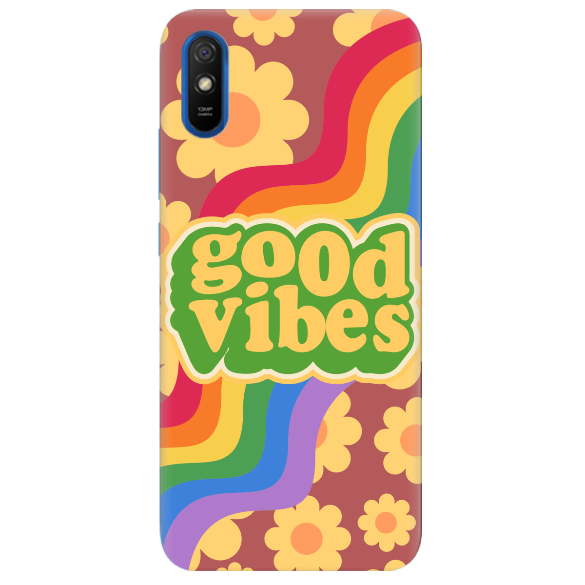 Чохол для Xiaomi Redmi 9A Good vibes - фото 1 Чохол для Xiaomi Redmi 9A Good vibes - фото 1 - Чохли для телефонів