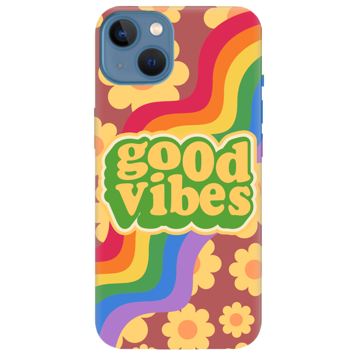 Чохол для Apple iPhone 13 Good vibes - фото 1 - Чохли для телефонів