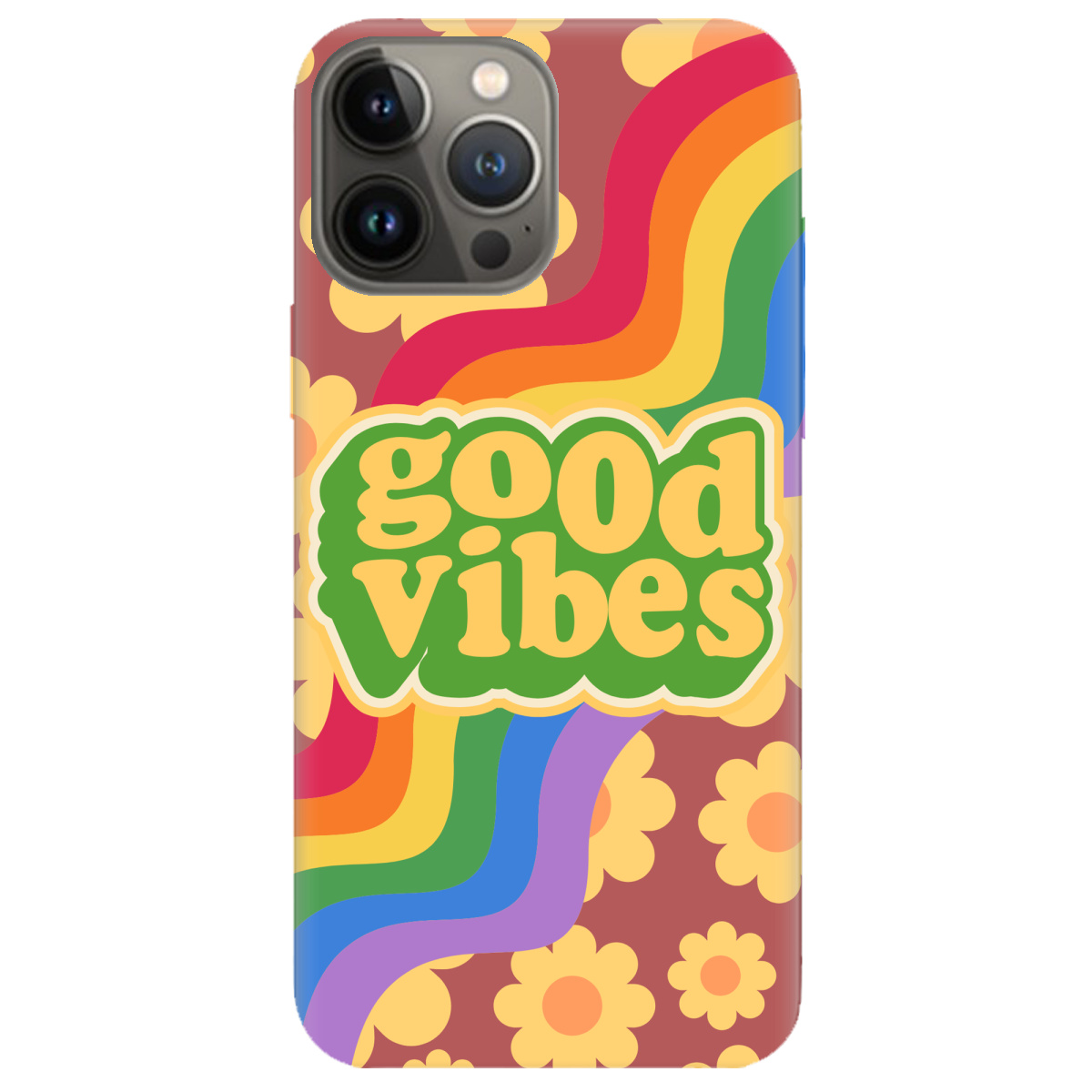 Чохол для Apple iPhone 13 Pro Good vibes - фото 1 Чохол для Apple iPhone 13 Pro Good vibes - фото 1 - Чохли для телефонів