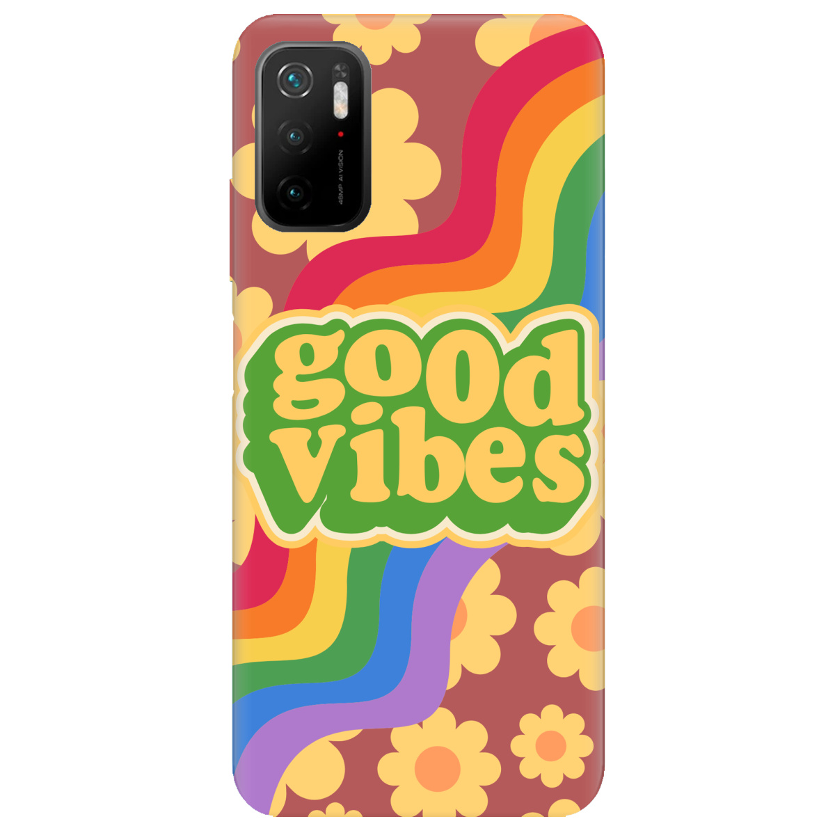 Чехол для Xiaomi Poco M3 Pro Good vibes - фото 1 - Чехлы для телефонов