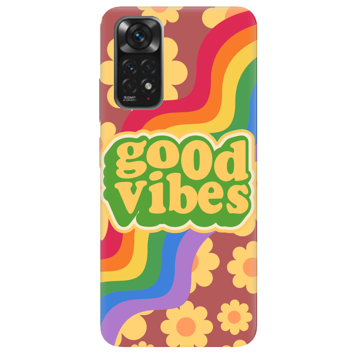 Чехол для Xiaomi Redmi Note 11 Good vibes - фото 1 - Чехлы для телефонов