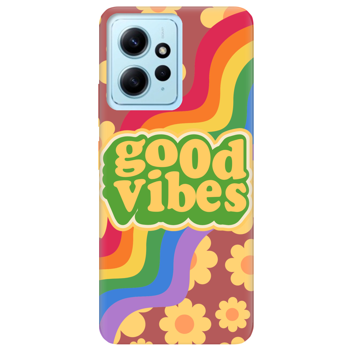 Чехол для Xiaomi Redmi Note 12 4G Good vibes - фото 1 Чехол для Xiaomi Redmi Note 12 4G Good vibes - фото 1 - Чехлы для телефонов