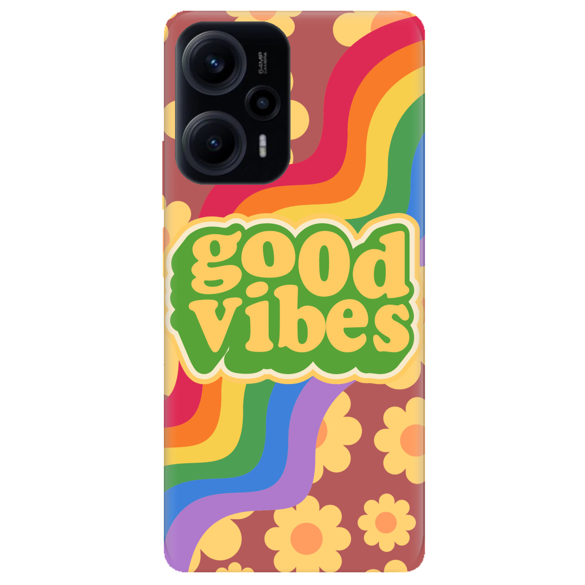 Чохол для Xiaomi Poco F5 Good vibes - фото 1 Чохол для Xiaomi Poco F5 Good vibes - фото 1 - Чохли для телефонів
