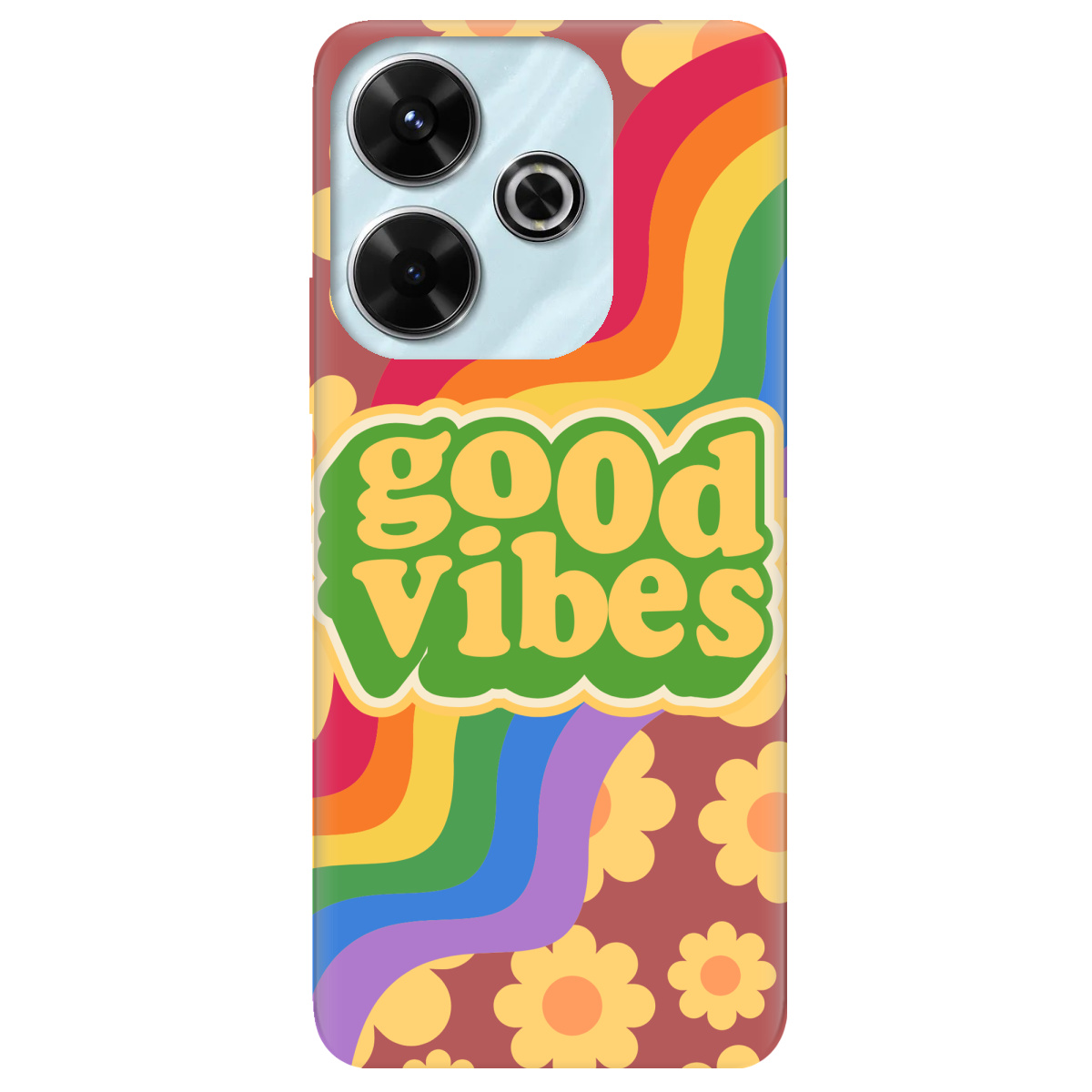 Чехол для Xiaomi Redmi 13 Good vibes - фото 1 Чехол для Xiaomi Redmi 13 Good vibes - фото 1 - Чехлы для телефонов