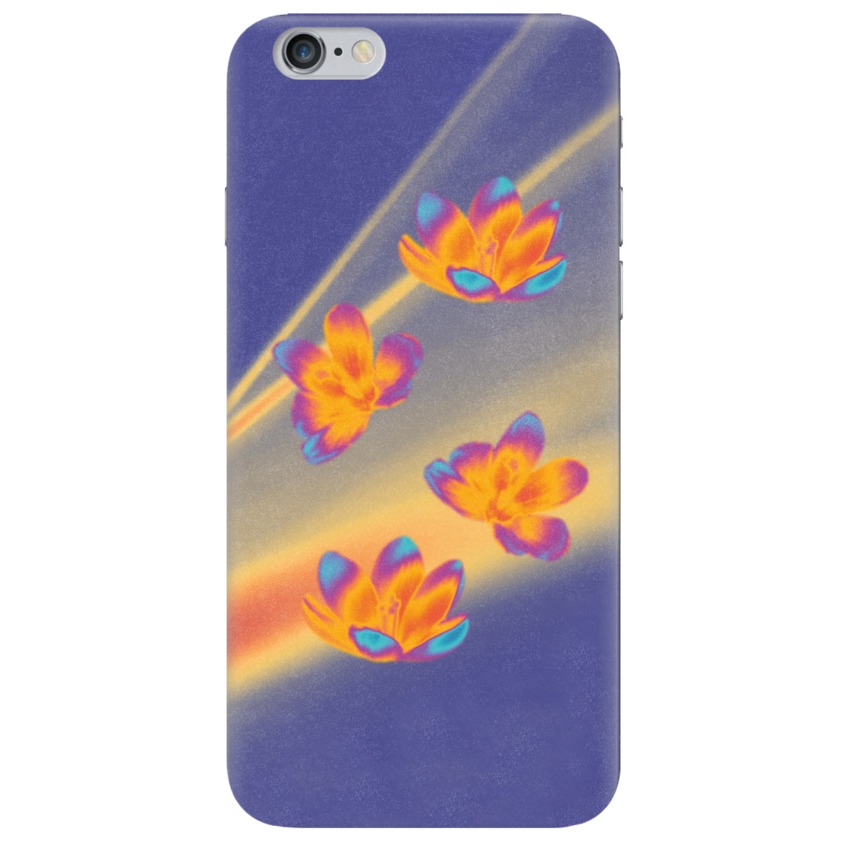 Чохол для Apple iPhone 6/6S Тепловий цвіт - фото 1 - Чохли для телефонів