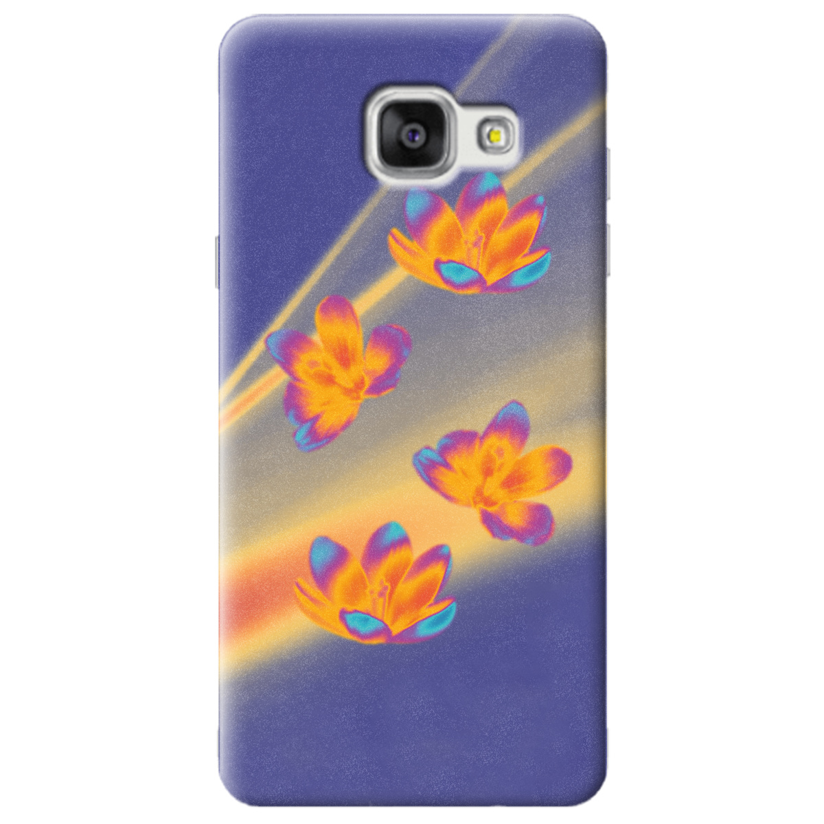 Чохол для Samsung Galaxy A5 2016 Тепловий цвіт - фото 1 - Чохли для телефонів