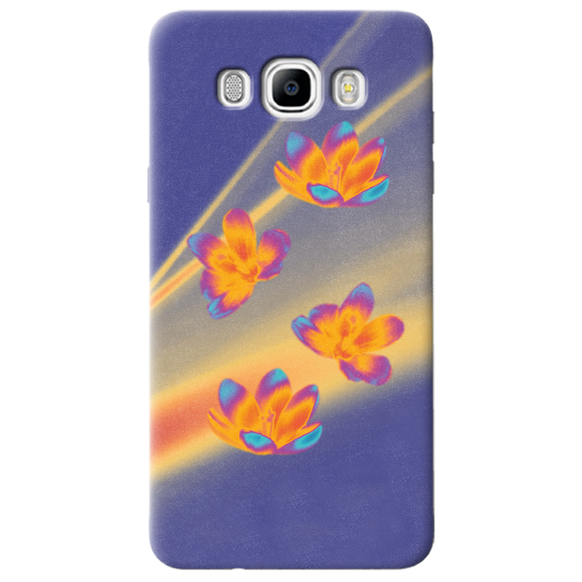 Чехол для Samsung Galaxy J7 2016 Тепловий цвіт - фото 1 - Чехлы для телефонов