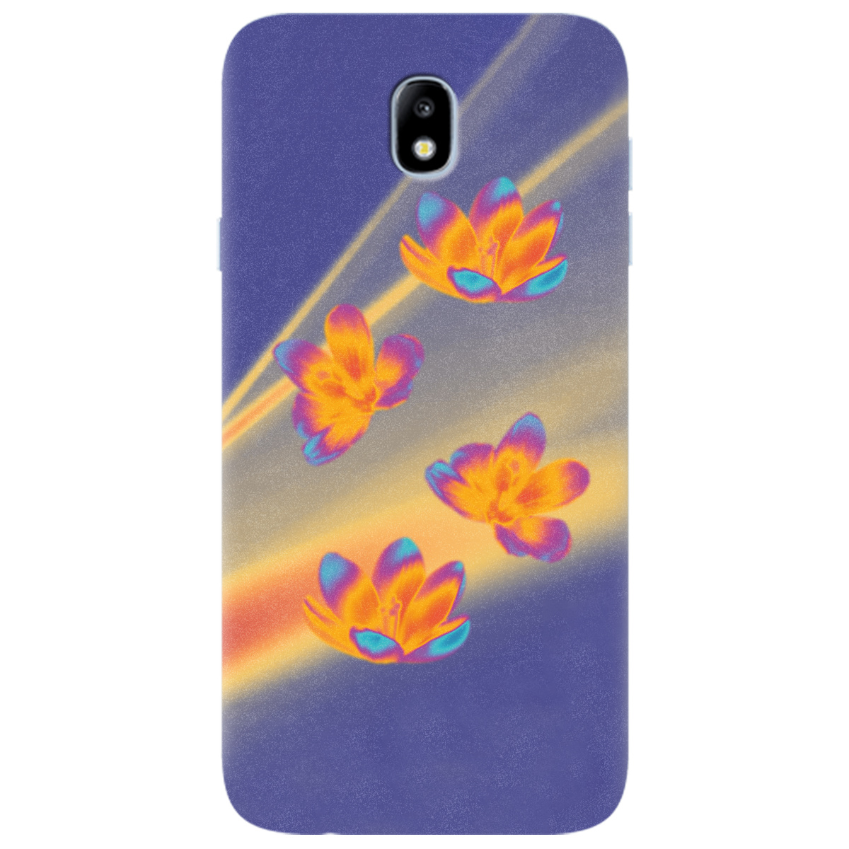 Чехол для Samsung Galaxy J7 2017 Тепловий цвіт - фото 1 - Чехлы для телефонов