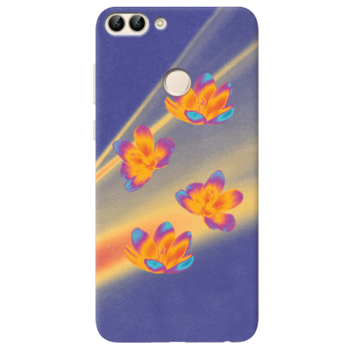 Чохол для Huawei P Smart Тепловий цвіт - фото 1 - Чохли для телефонів