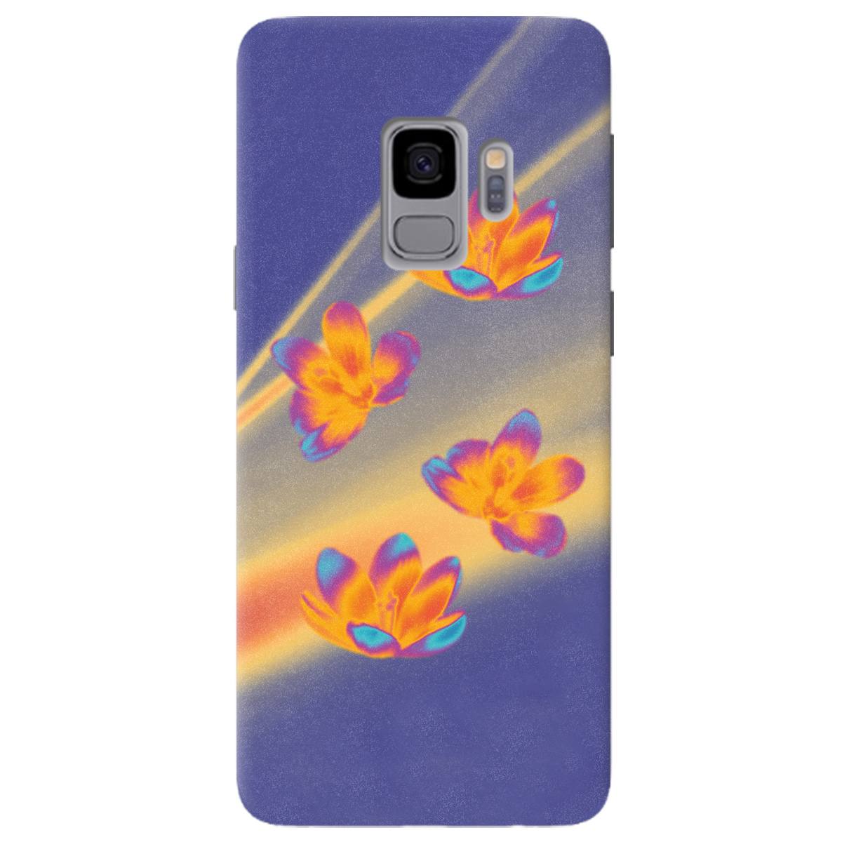 Чехол для Samsung Galaxy S9 Тепловий цвіт - фото 1 - Чехлы для телефонов