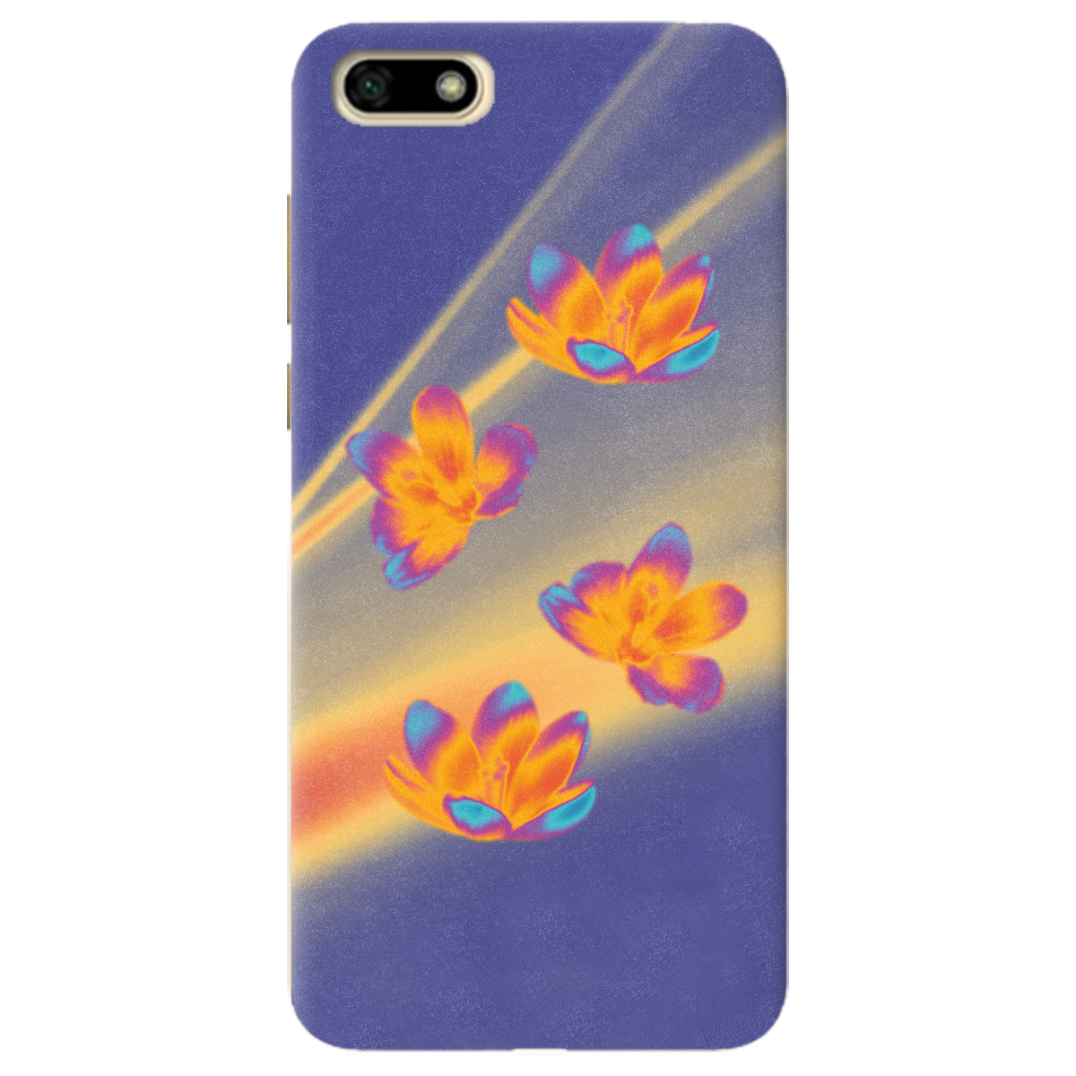 Чехол для Huawei Y5 2018 Тепловий цвіт - фото 1 - Чехлы для телефонов