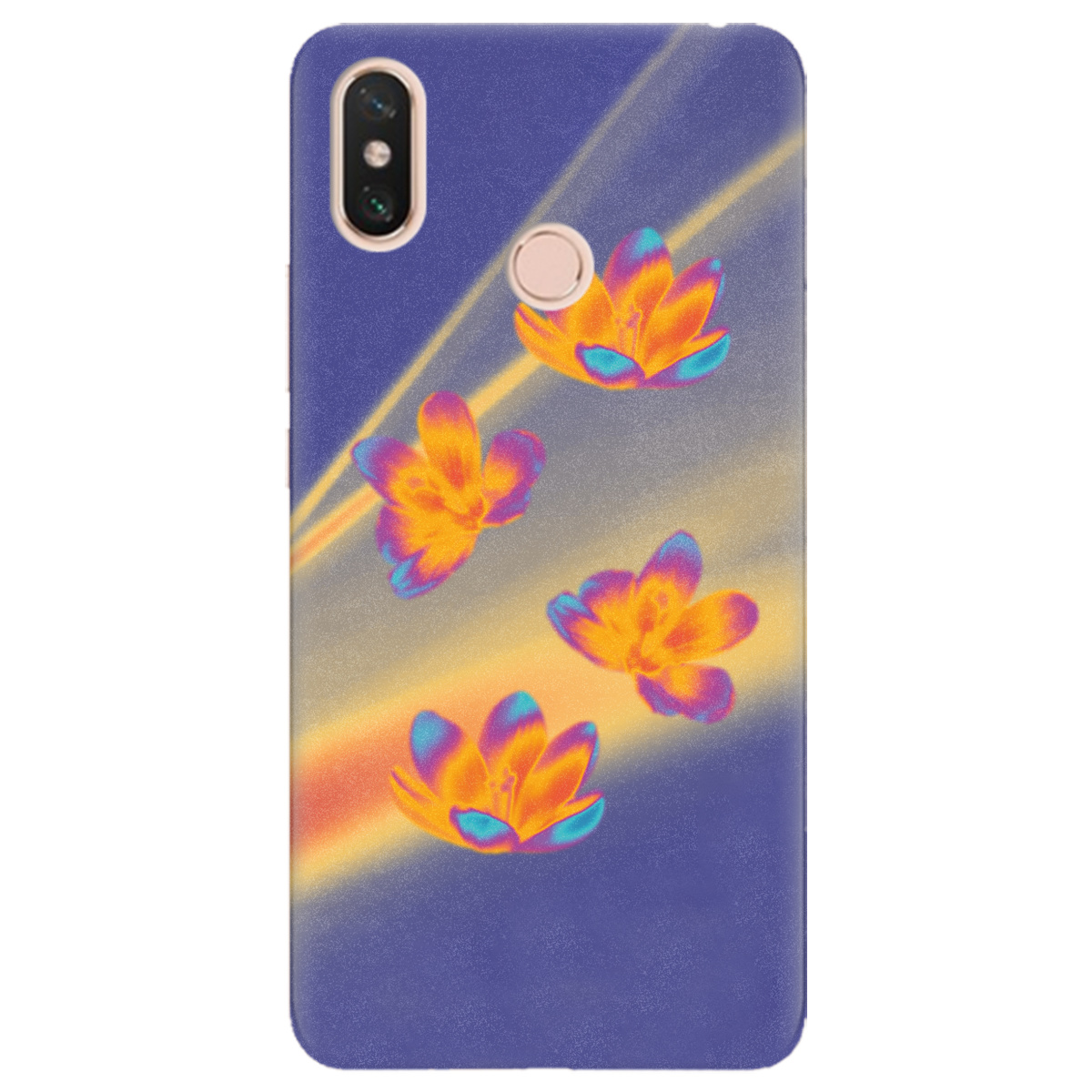 Чохол для Xiaomi Mi Max 3 Тепловий цвіт - фото 1 - Чохли для телефонів