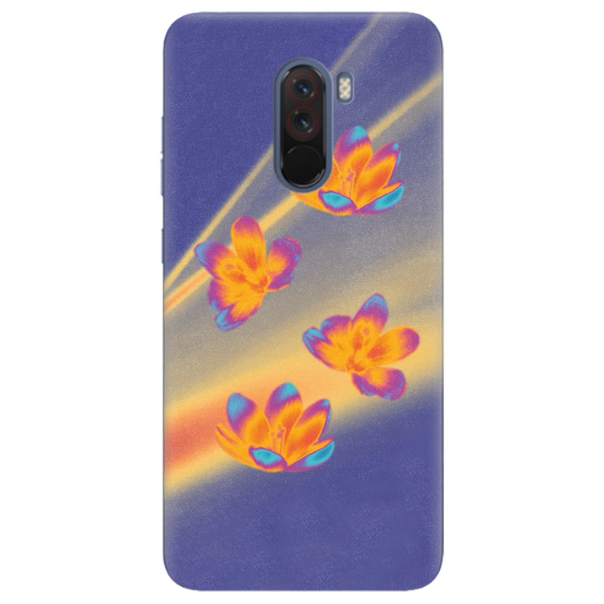 Чехол для Xiaomi Pocophone F1 Тепловий цвіт - фото 1 - Чехлы для телефонов