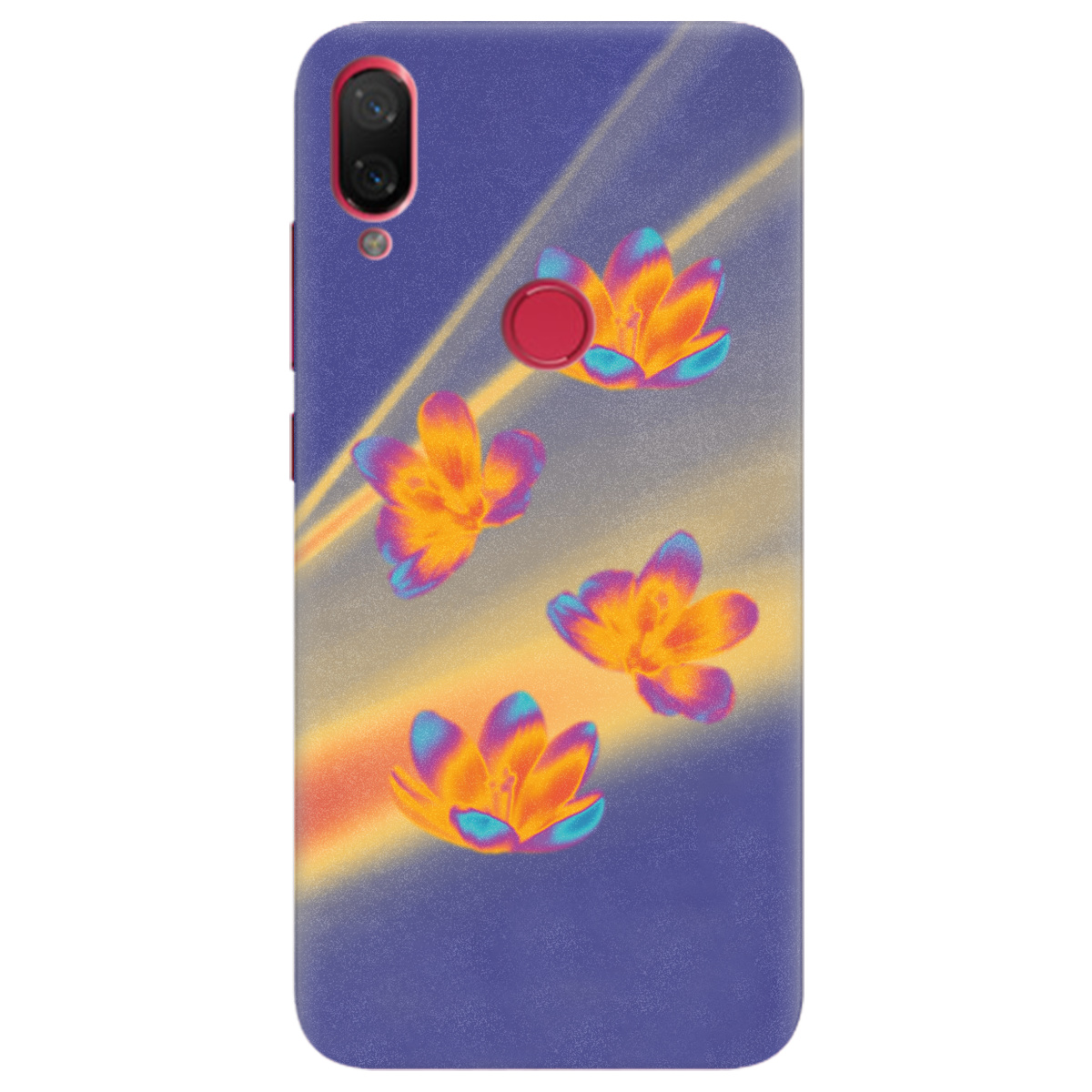 Чехол для Xiaomi Mi Play Тепловий цвіт - фото 1 - Чехлы для телефонов