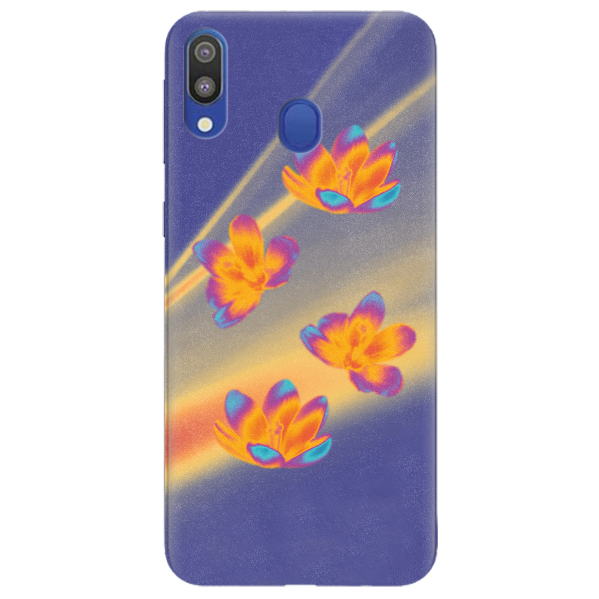 Чехол для Samsung Galaxy M20 Тепловий цвіт - фото 1 - Чехлы для телефонов