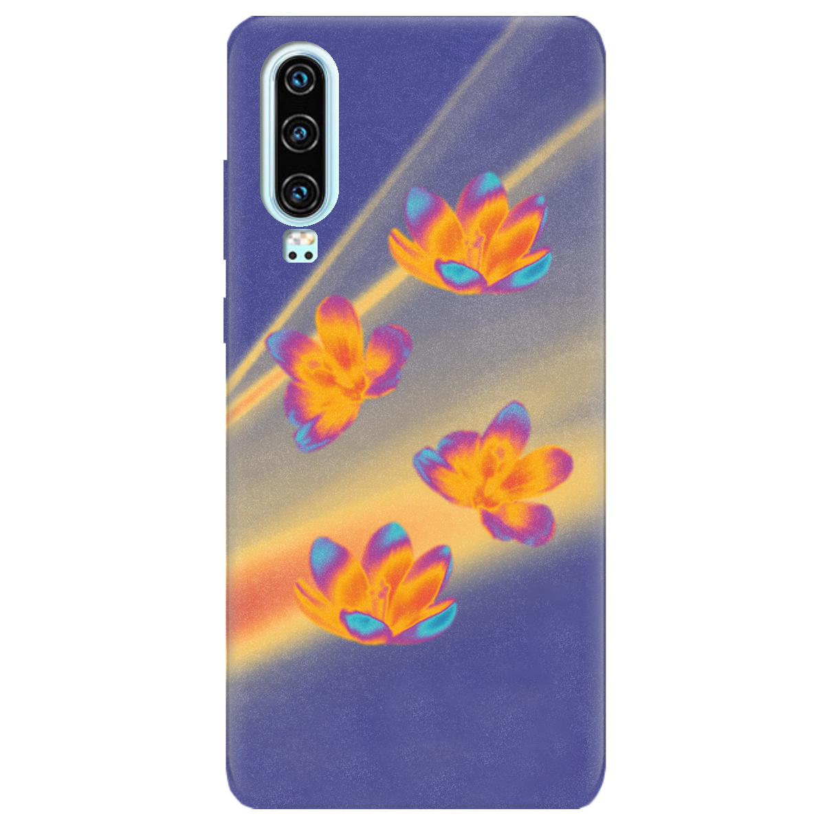 Чехол для Huawei P30 Тепловий цвіт - фото 1 Чехол для Huawei P30 Тепловий цвіт - фото 1 - Чехлы для телефонов