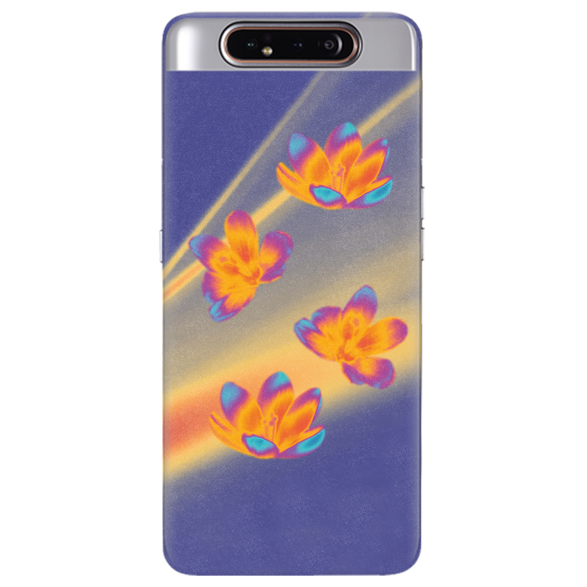 Чехол для Samsung Galaxy A80 Тепловий цвіт - фото 1 - Чехлы для телефонов