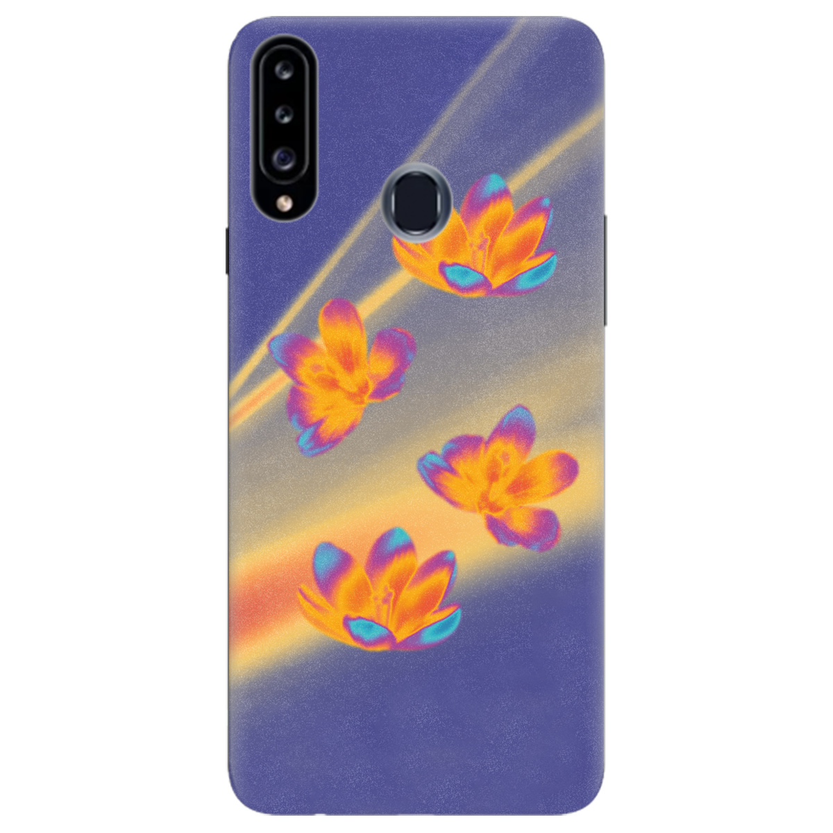 Чохол для Samsung Galaxy A20s Тепловий цвіт - фото 1 - Чохли для телефонів