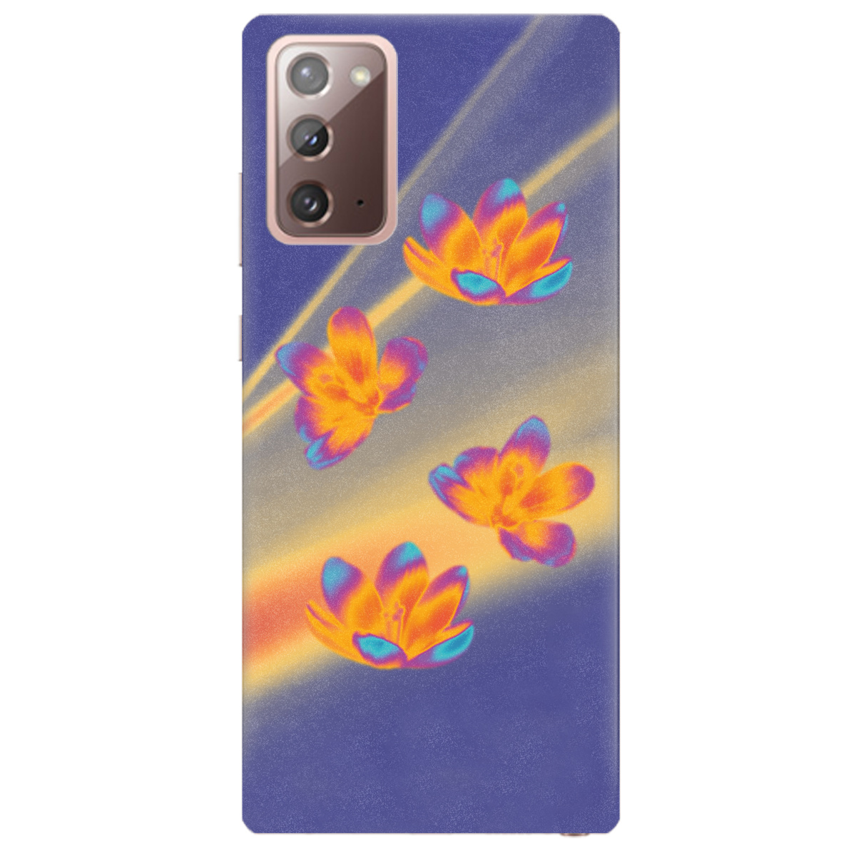 Чехол для Samsung Galaxy Note 20 Тепловий цвіт - фото 1 - Чехлы для телефонов