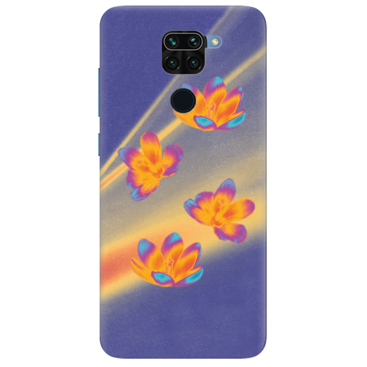 Чохол для Xiaomi Redmi Note 9 Тепловий цвіт - фото 1 - Чохли для телефонів