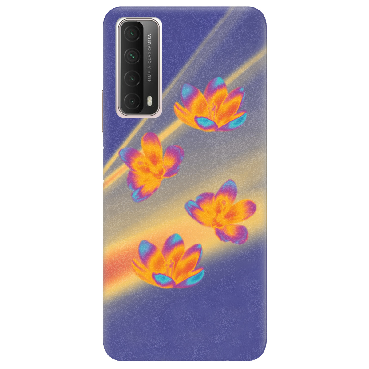 Чохол для Huawei P Smart 2021 Тепловий цвіт - фото 1 - Чохли для телефонів