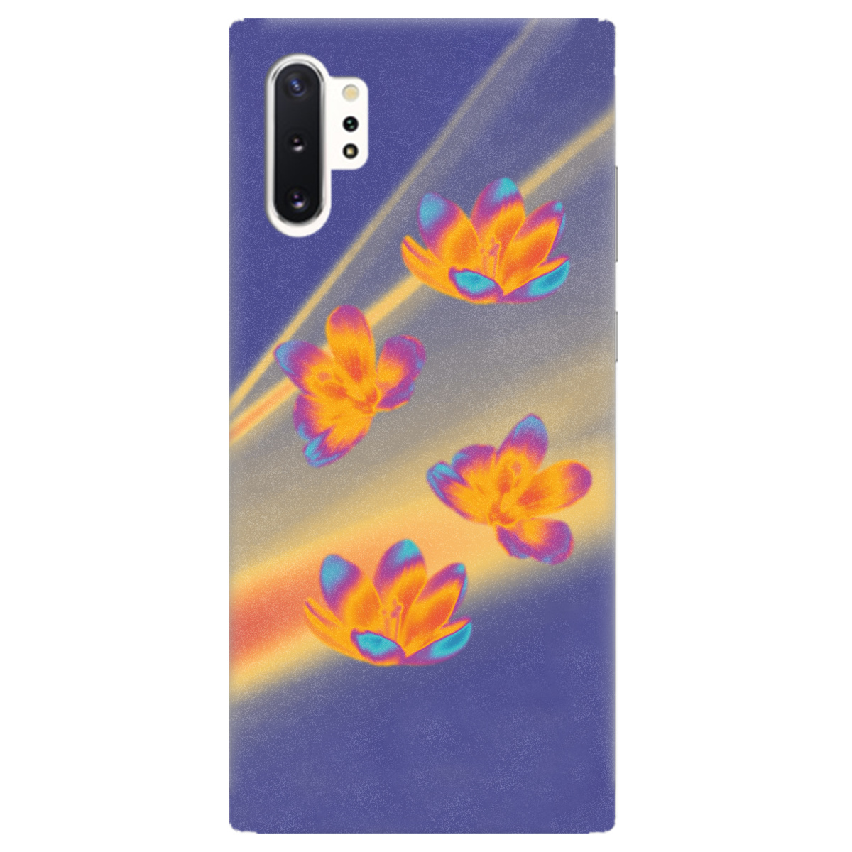 Чехол для Samsung Galaxy Note 10 Plus Тепловий цвіт - фото 1 - Чехлы для телефонов