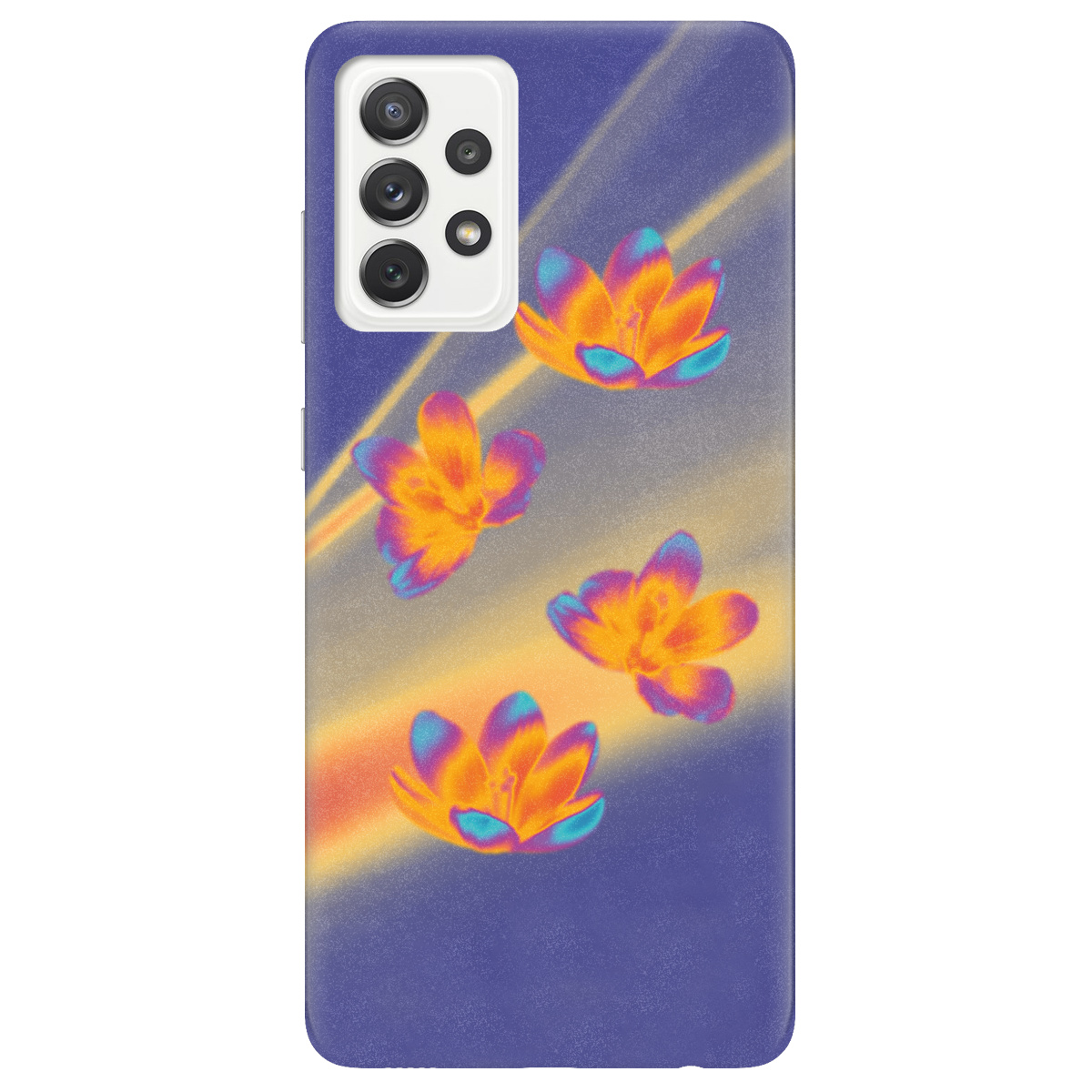 Чохол для Samsung Galaxy A72 Тепловий цвіт - фото 1 - Чохли для телефонів