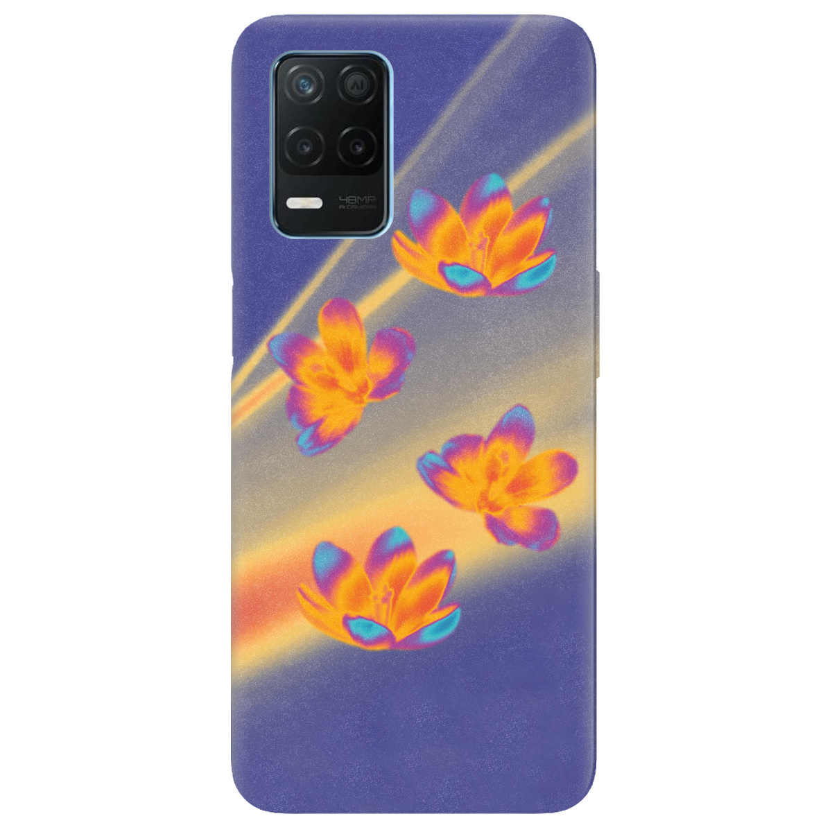 Чохол для Realme 8 Тепловий цвіт - фото 1 Чохол для Realme 8 Тепловий цвіт - фото 1 - Чохли для телефонів