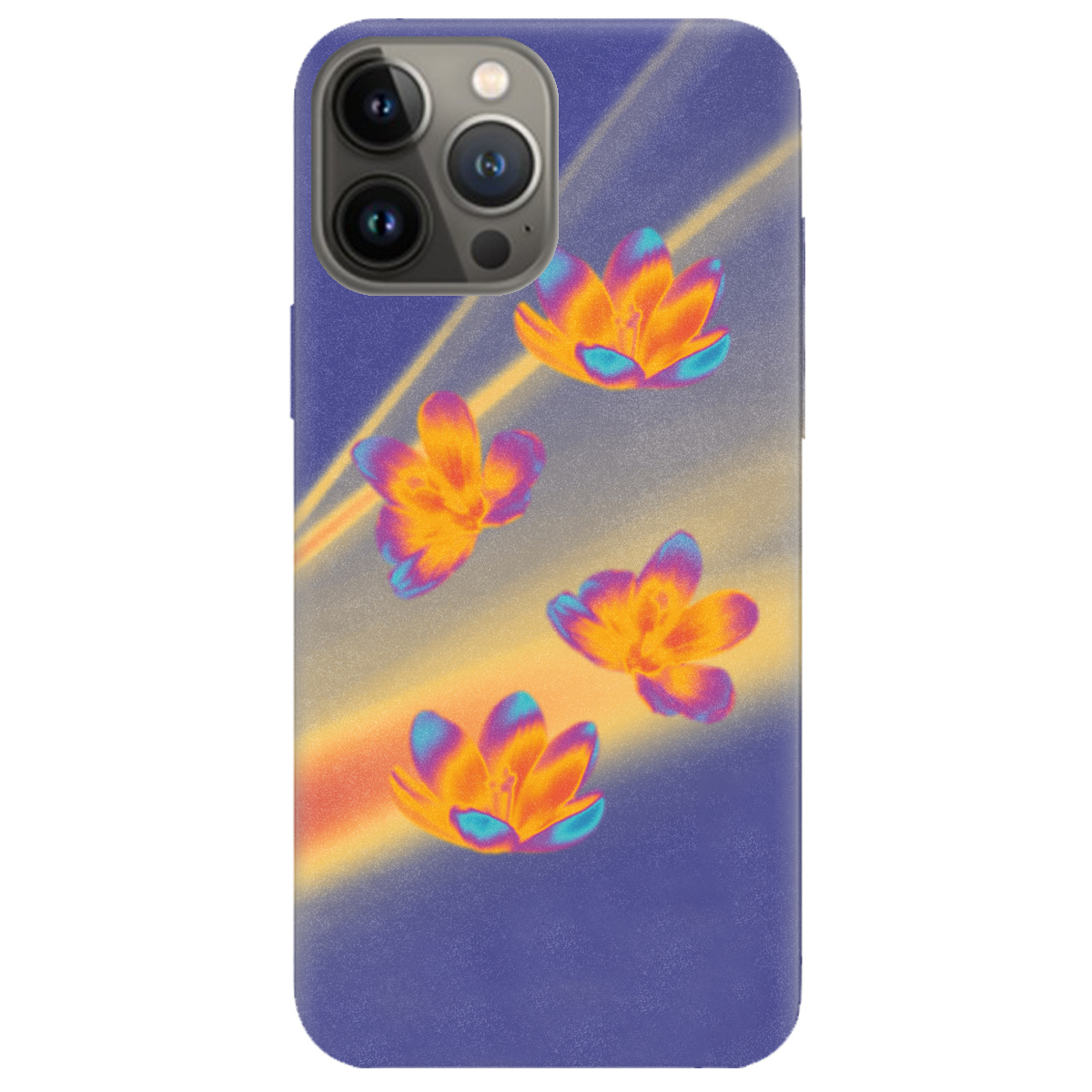 Чехол для Apple iPhone 13 Pro Тепловий цвіт - фото 1 - Чехлы для телефонов