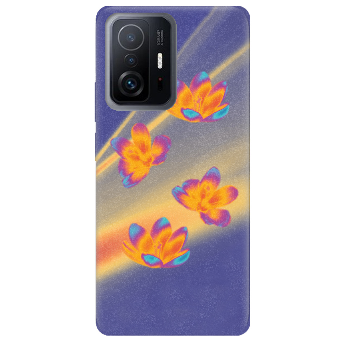 Чехол для Xiaomi 11T Тепловий цвіт - фото 1 Чехол для Xiaomi 11T Тепловий цвіт - фото 1 - Чехлы для телефонов