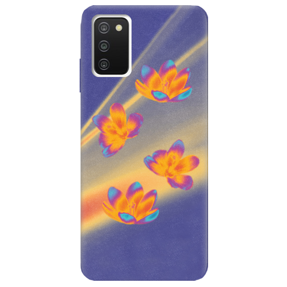 Чехол для Samsung Galaxy A03s Тепловий цвіт - фото 1 - Чехлы для телефонов