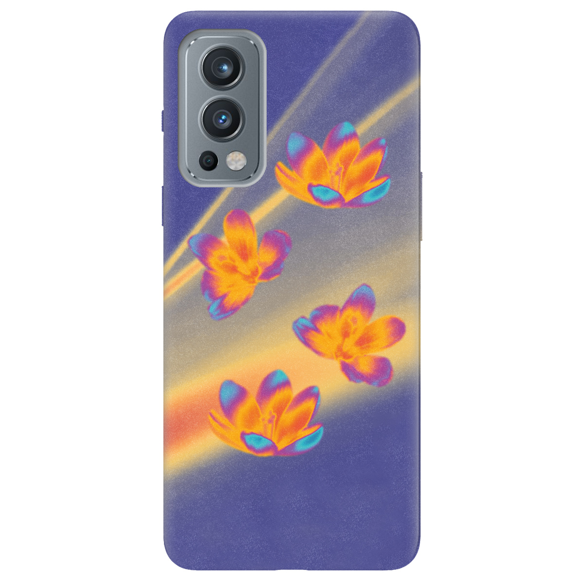 Чехол для OnePlus Nord 2 5G Тепловий цвіт - фото 1 - Чехлы для телефонов