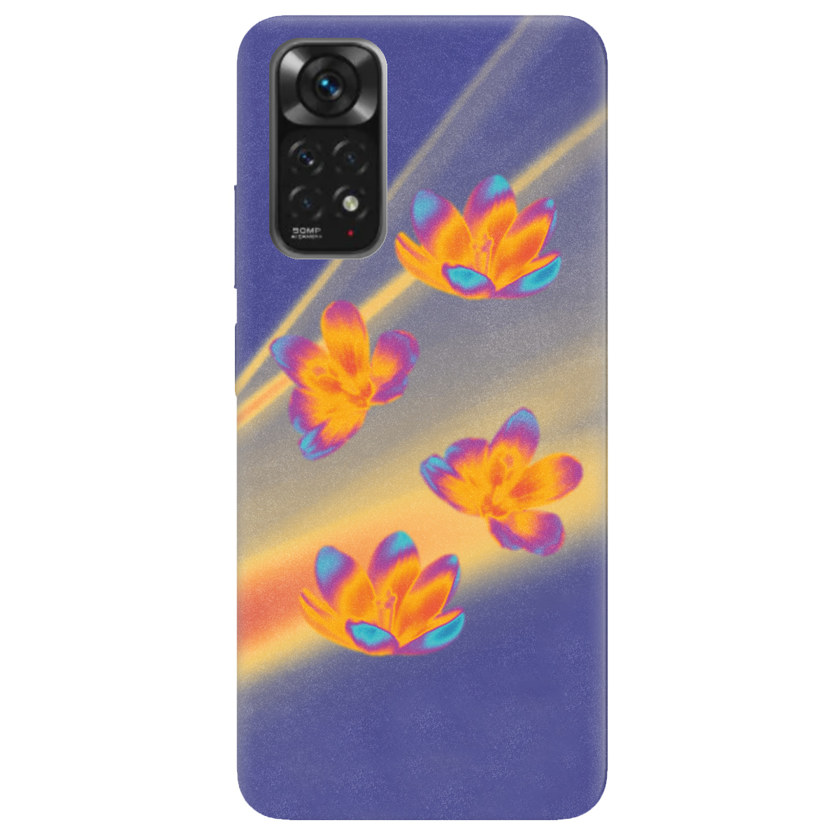 Чохол для Xiaomi Redmi Note 11s Тепловий цвіт - фото 1 - Чохли для телефонів