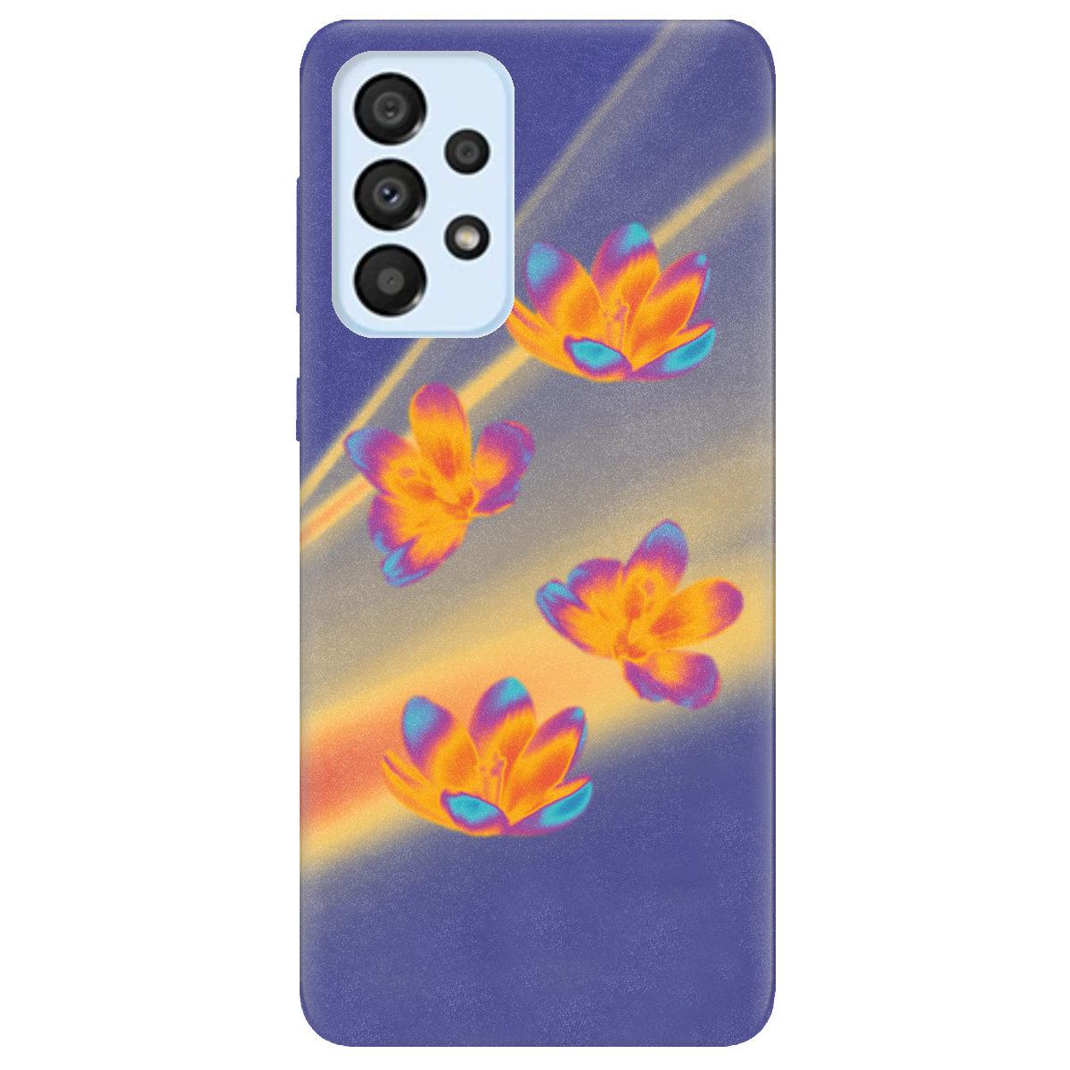 Чехол для Samsung Galaxy A33 Тепловий цвіт - фото 1 - Чехлы для телефонов