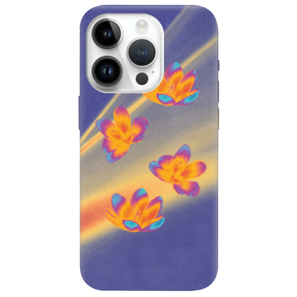 Чохол для Apple iPhone 14 Pro Тепловий цвіт - фото 1 - Чохли для телефонів