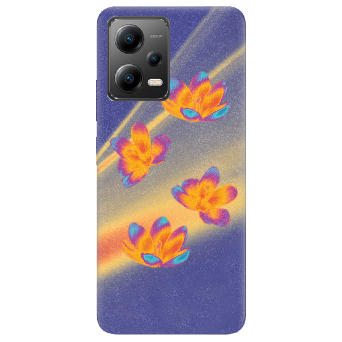 Чехол для Xiaomi Poco X5 5G Тепловий цвіт - фото 1 - Чехлы для телефонов