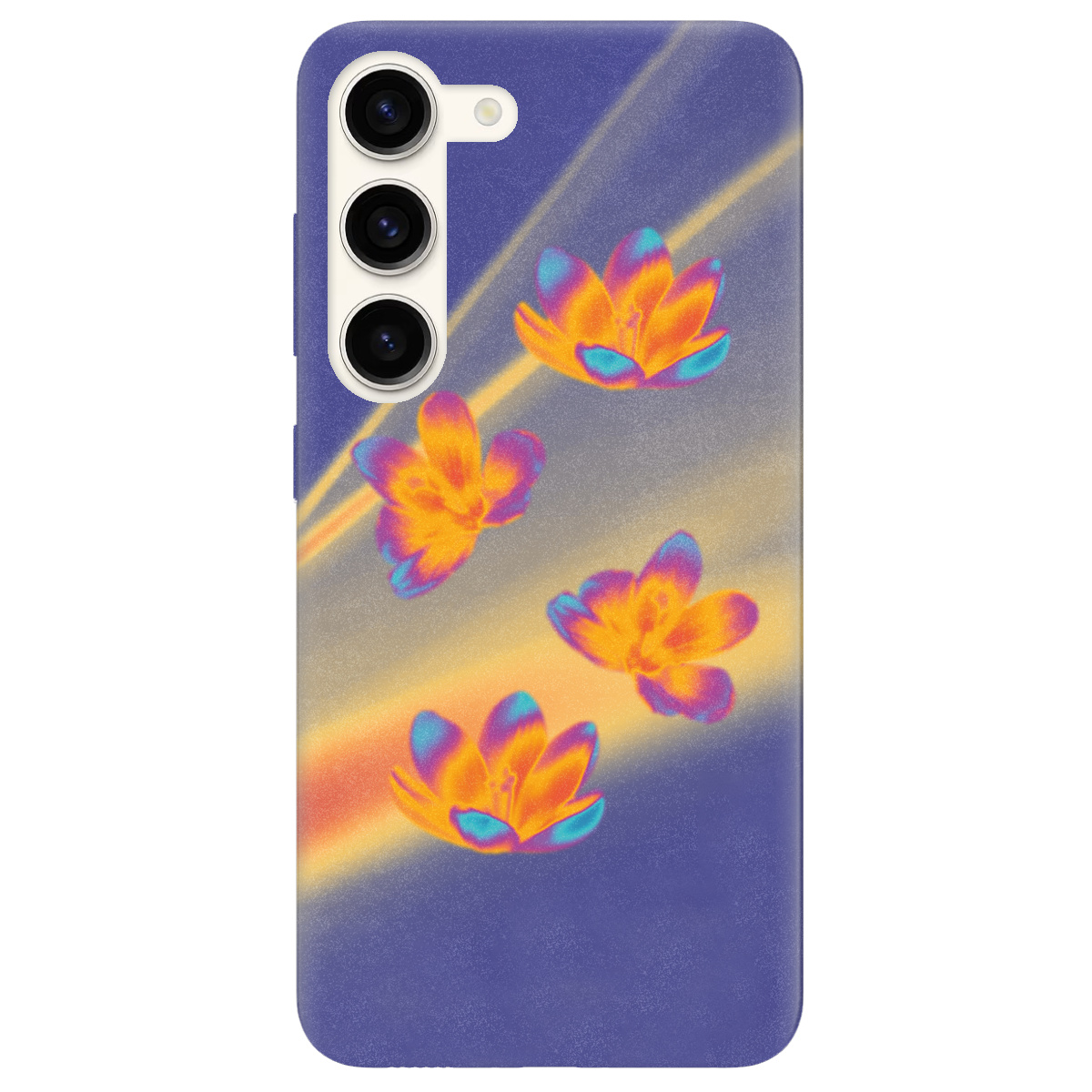 Чохол для Samsung Galaxy S23 Тепловий цвіт - фото 1 - Чохли для телефонів