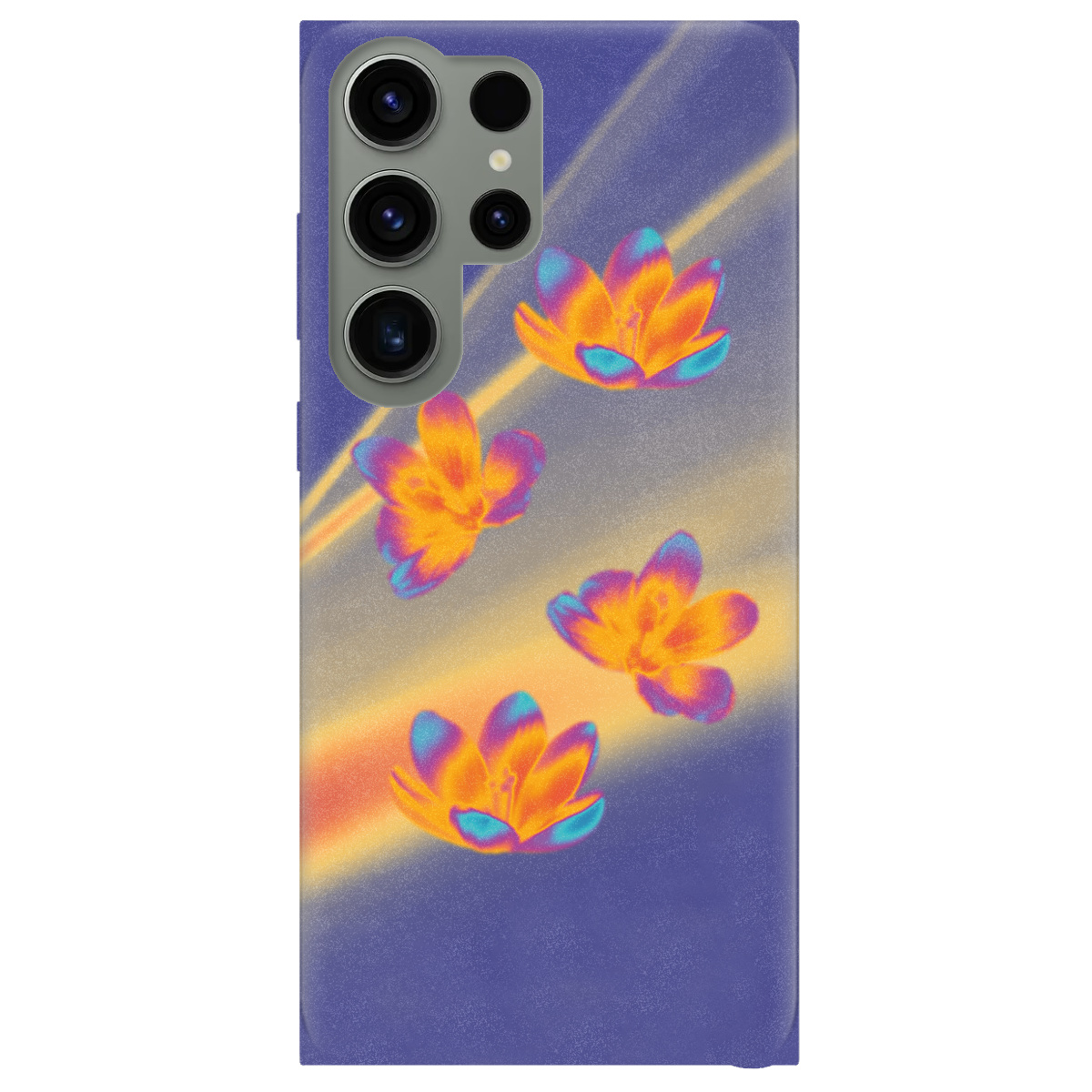 Чехол для Samsung Galaxy S23 Ultra Тепловий цвіт - фото 1 - Чехлы для телефонов