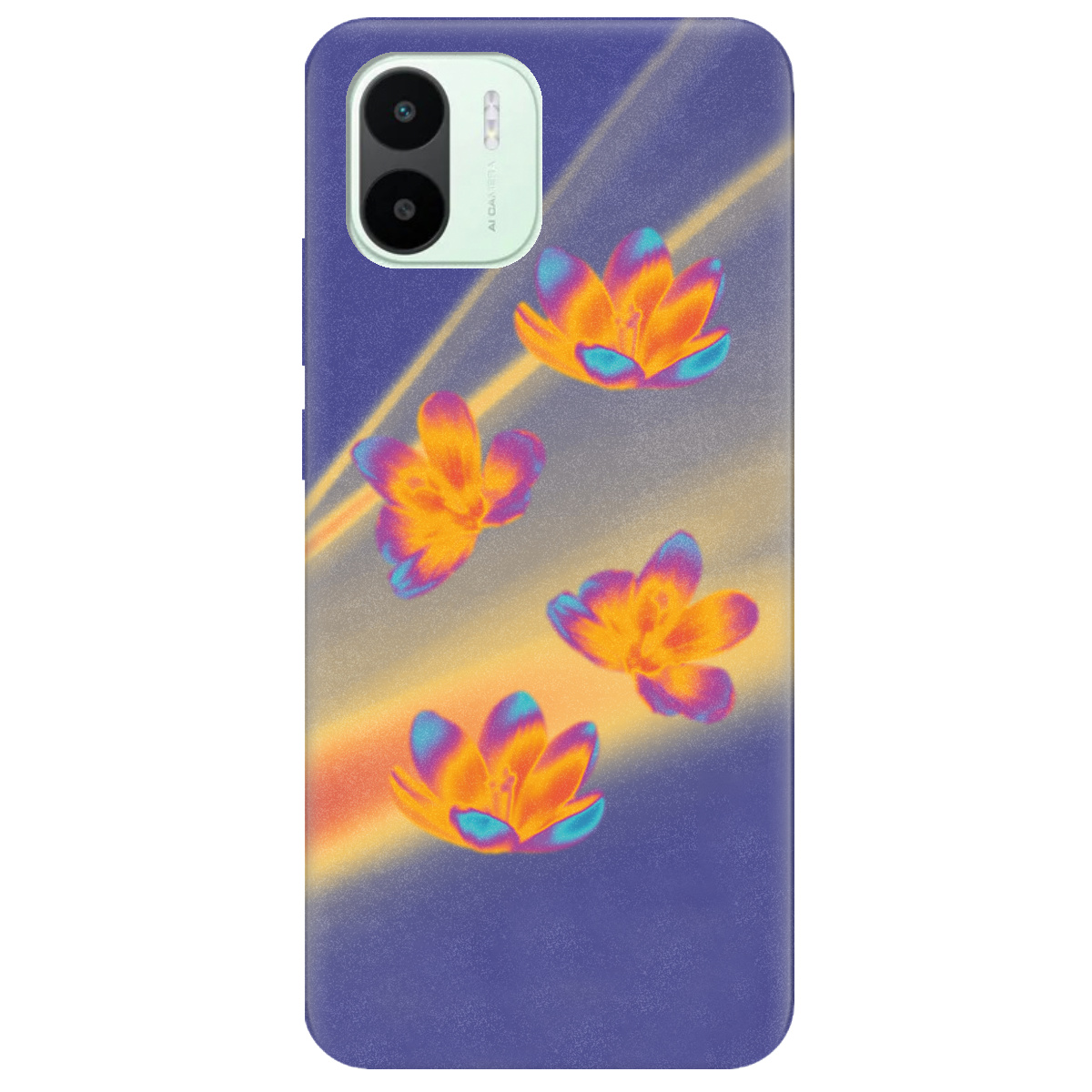 Чехол для Xiaomi Redmi A2 Тепловий цвіт - фото 1 - Чехлы для телефонов