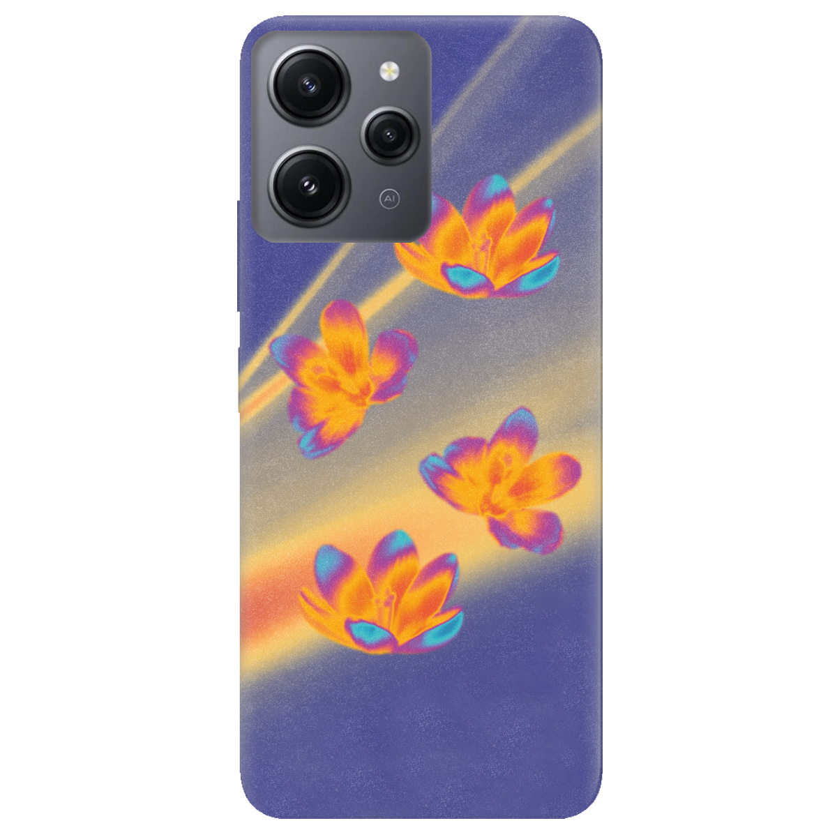 Чохол для Xiaomi Redmi 12 Тепловий цвіт - фото 1 - Чохли для телефонів