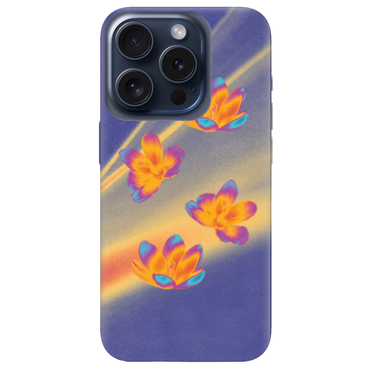 Чохол для Apple iPhone 15 Pro Max Тепловий цвіт - фото 1 - Чохли для телефонів